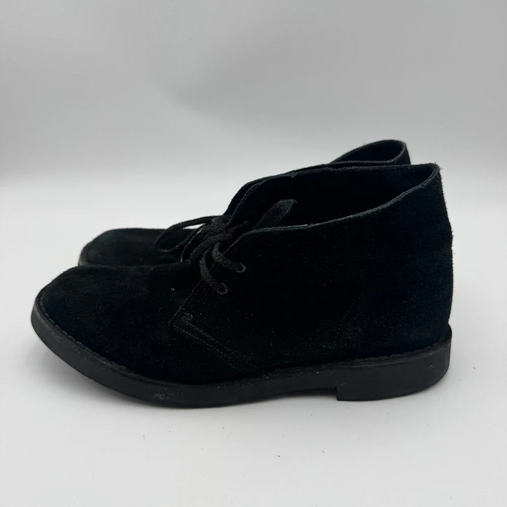 Clarks‎ Bushacre 2 Mens 9.5 Black Suede Chukka Desert Boots 26082288